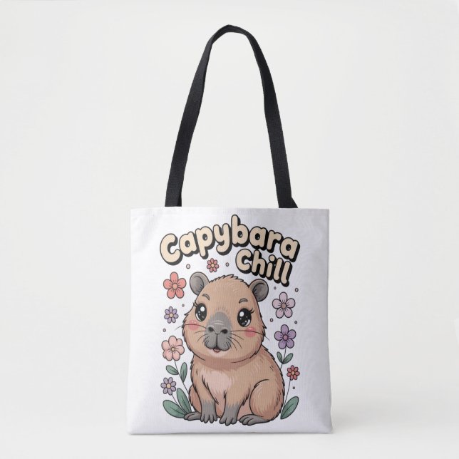 Bolsa Tote Capybara Chill (Frente)