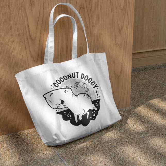Bolsa Tote Capybara E Cartoon De Sapo (Criador carregado)