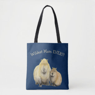 Bolsa Tote Capybara Mãe