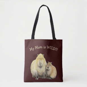 Bolsa Tote Capybara Mãe