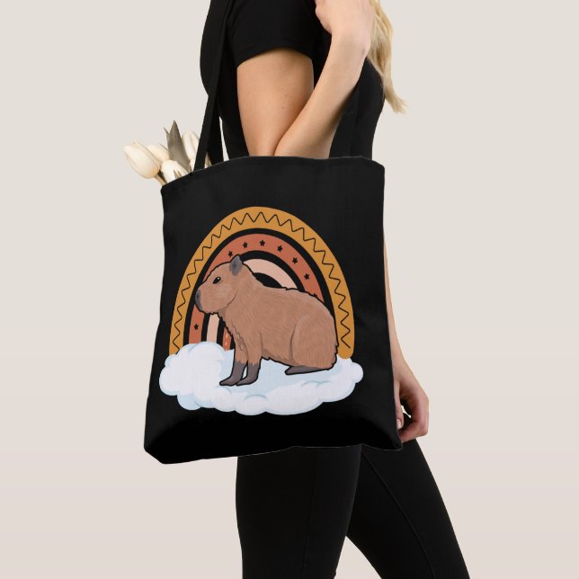 Bolsa Tote Capybara Pet Animal (Close Up)
