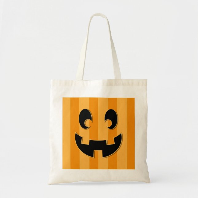 Bolsa Tote Cara da abóbora (Frente)