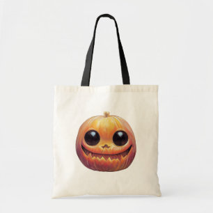 Bolsa Tote Cara De Abóbora De Halloween Bonita