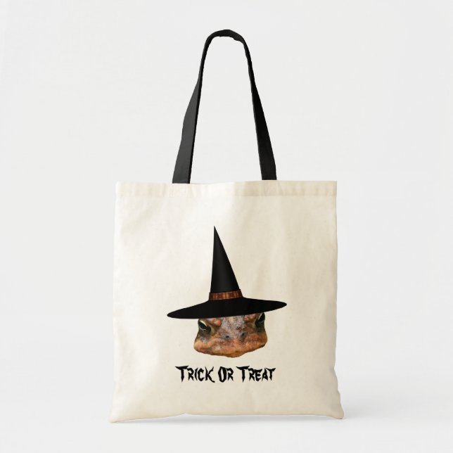 Bolsa Tote Cara De Feiticeiro Hat Halloween Saco De Tote Engr (Frente)