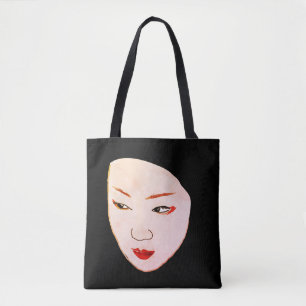 Bolsa Tote Cara de Mulher Geisha