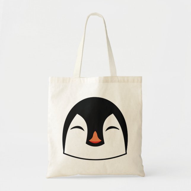 Bolsa Tote Cara de pinguim (Frente)