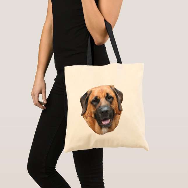 Bolsa Tote Cara do cão do Mastiff (Frente (produto))