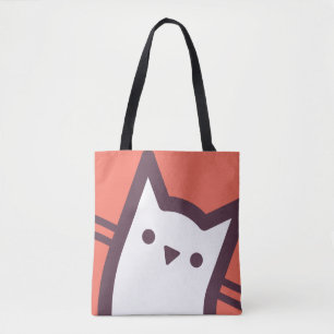 Bolsa Tote Cara do gato