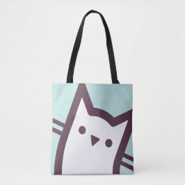 Bolsa Tote Cara do gato