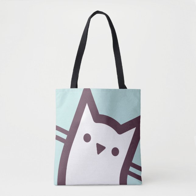 Bolsa Tote Cara do gato (Frente)