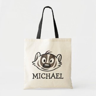 Bolsa Tote Cara do texugo do filho do baby-boom do guaxinim |