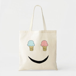 Bolsa Tote Cara feliz do sorvete