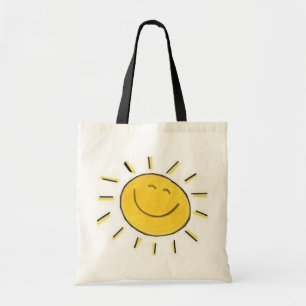 Bolsa Tote Cara feliz Sun - saco