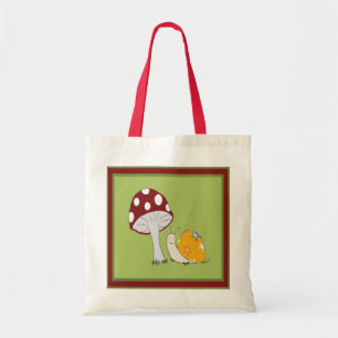 Bolsa Tote Caracol de sorriso por uma sacola do Toadstool