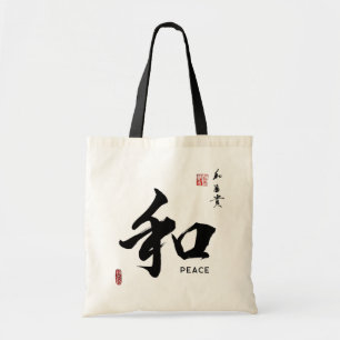 Bolsa Tote Caractere "Harmonia, Paz" Zen/Tao T-Shirt