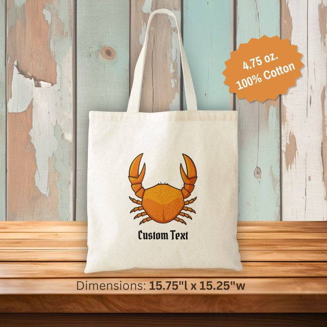 Bolsa Tote Caranguejo Laranja (Criador carregado)