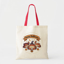 Bolsa Tote Caranguejos Feliz Halloween