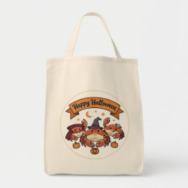Bolsa Tote Caranguejos Feliz Halloween