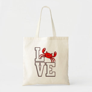 Bolsa Tote Caranguejos Mariscos Caranguejos Caranguejos Mar d