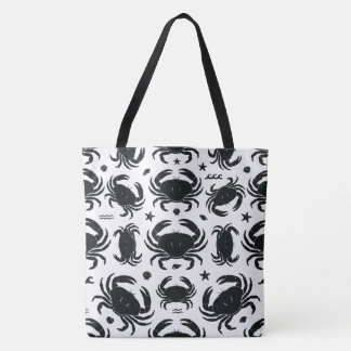 Bolsa Tote Caranguejos Pretos