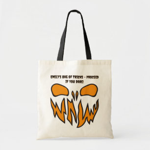 Bolsa Tote Caras Assustadoras, Truque De Halloween Ou Engraça