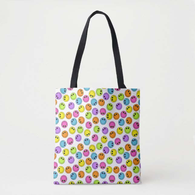 Bolsa Tote Caras coloridas (Frente)