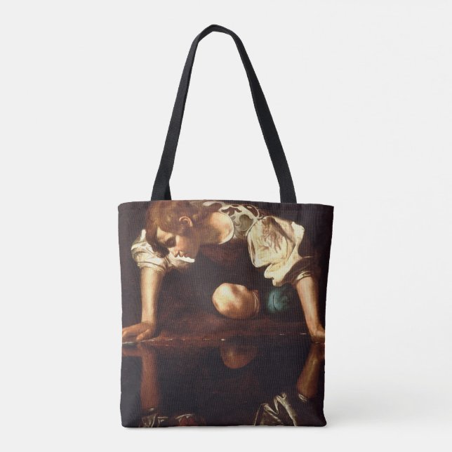 Bolsa Tote CARAVAGGIO - Narciso 1598 (Verso)
