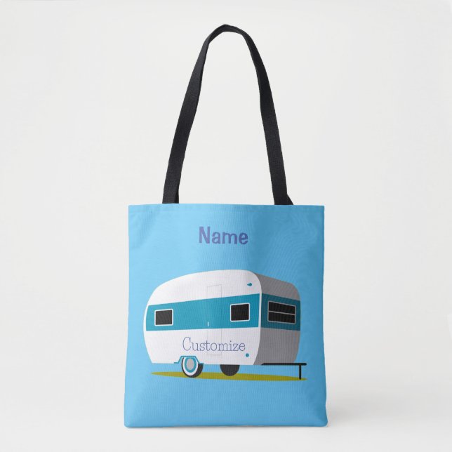Bolsa Tote Caravana Camper RV Thunder_Cove (Frente)