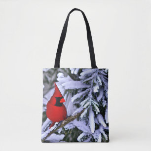 Bolsa Tote Cardeal Vermelho Inverno