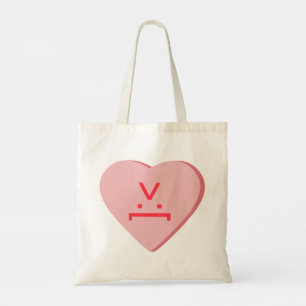 Bolsa Tote Cardíaco doce - Rosto do diabo