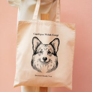 Bolsa Tote Cardigan Welsh Corgi