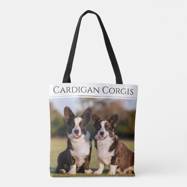 Bolsa Tote Cardigan Welsh Corgi (Verso)