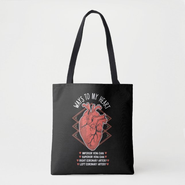 Bolsa Tote Cardiologia Cardiológica Cardiologista Estudante M (Frente)