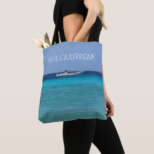 Bolsa Tote Caribe Azul (personalizável)