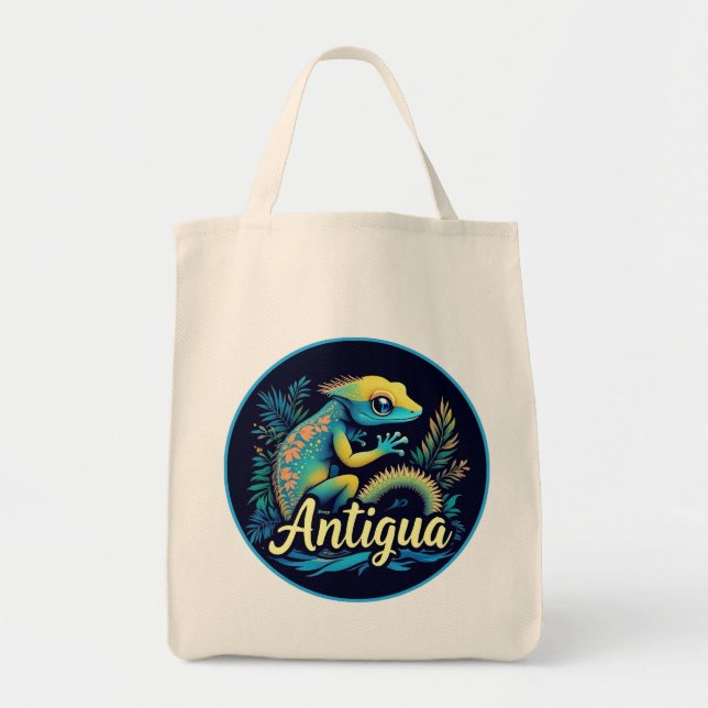 Bolsa Tote Caribe de Antígua Gecko (Frente)