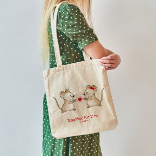 Bolsa Tote Caricatura Amáveis bocas de tote