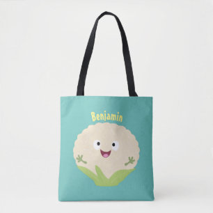 Bolsa Tote Caricatura de couve-flor-doce
