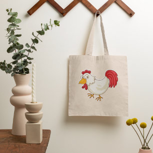 Bolsa Tote Caricatura de Tote de Frango