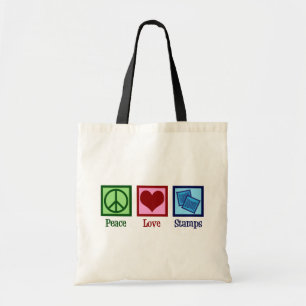 Bolsa Tote Carimbos de Amor pela Paz