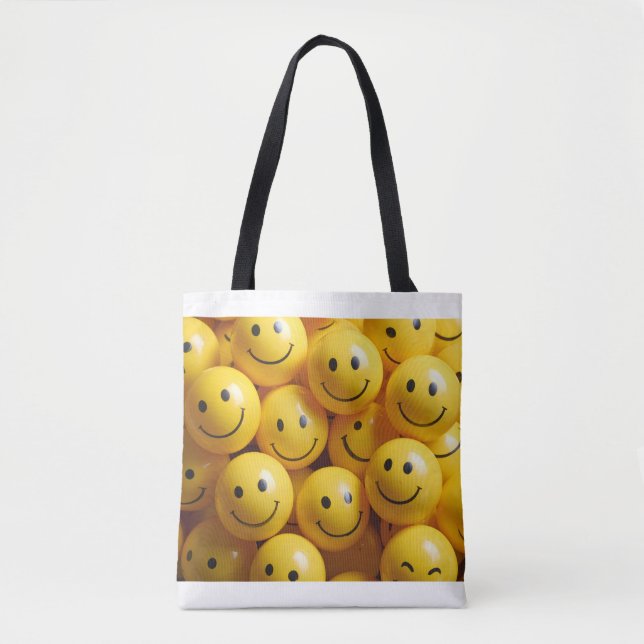 Bolsa Tote carinha feliz (Frente)