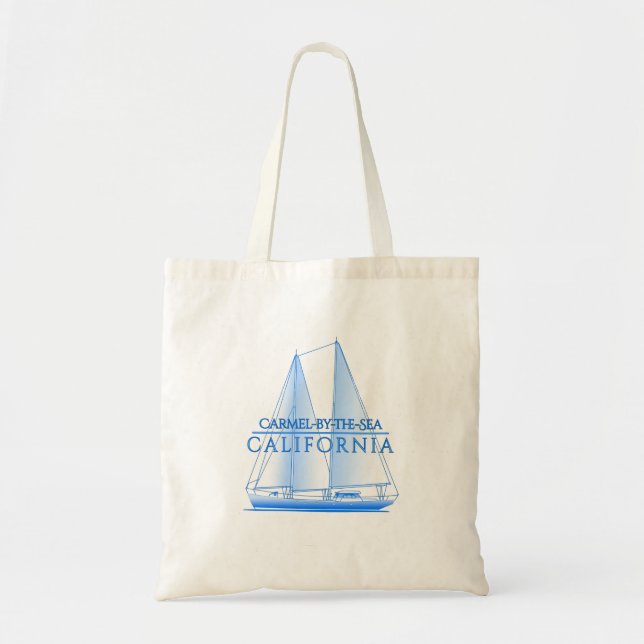 Bolsa Tote Carmel-by-Sea Coastal Sailor Marítimo (Frente)