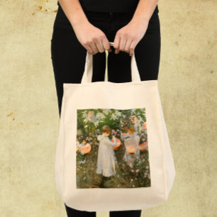 Bolsa Tote Carnation, Lily, Lily, Rose Por John Singer Sargen