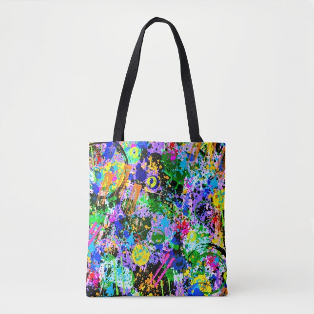 Bolsa Tote Carnaval de grafite (Frente)
