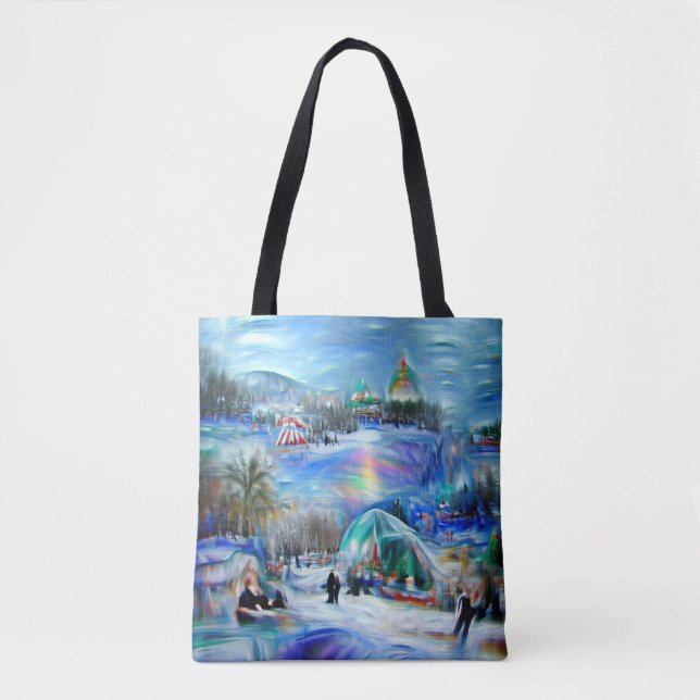 Bolsa Tote Carnaval de inverno (Frente)