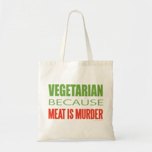 Bolsa Tote Carne É Assassinato - Anti-Carne