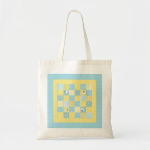 Bolsa Tote Carneiros de Galês do divertimento, retalhos do