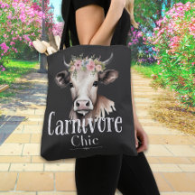Carnivore Chic Cute Pastel Floral