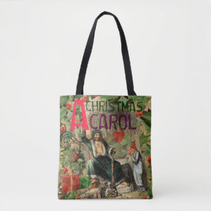 Bolsa Tote Carol Scrooge Art Impressão Trabalho de arte