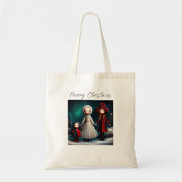 Bolsa Tote Caroler de Natal