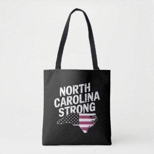 Bolsa Tote Carolina do Norte Forte Com a Bandeira do Estado d
